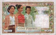 100 piastres Cambodge