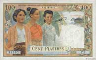 100 piastres Laos