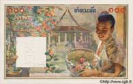 100 piastres Laos