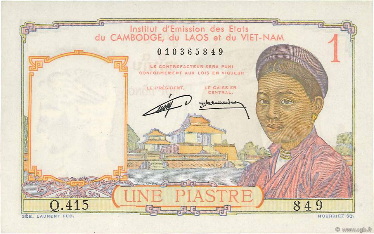1 piastre 1953