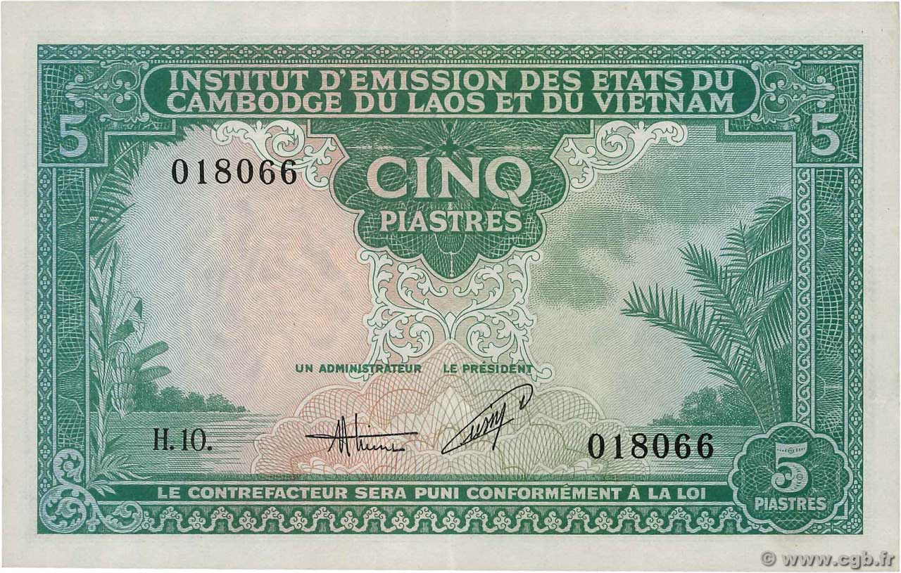 5 piastres Vietnam
