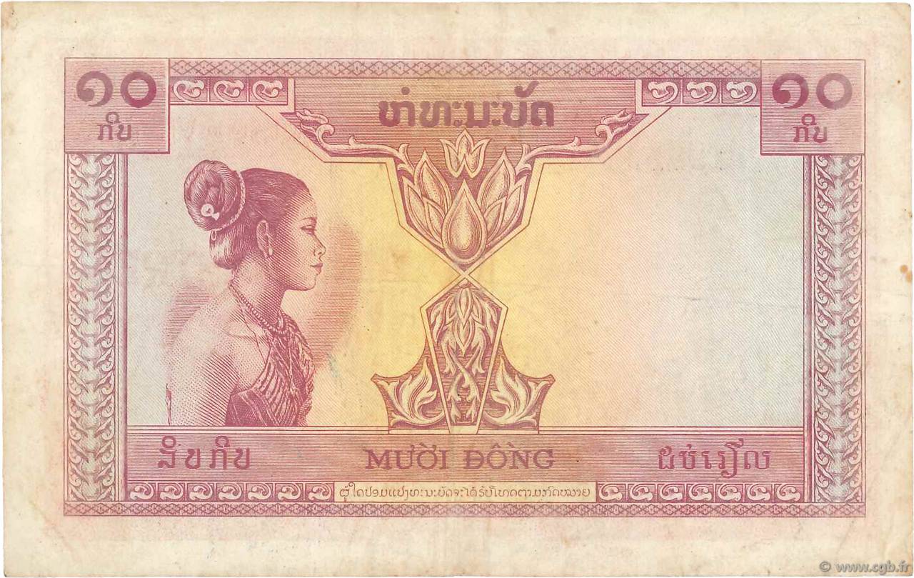 10 piastres Laos