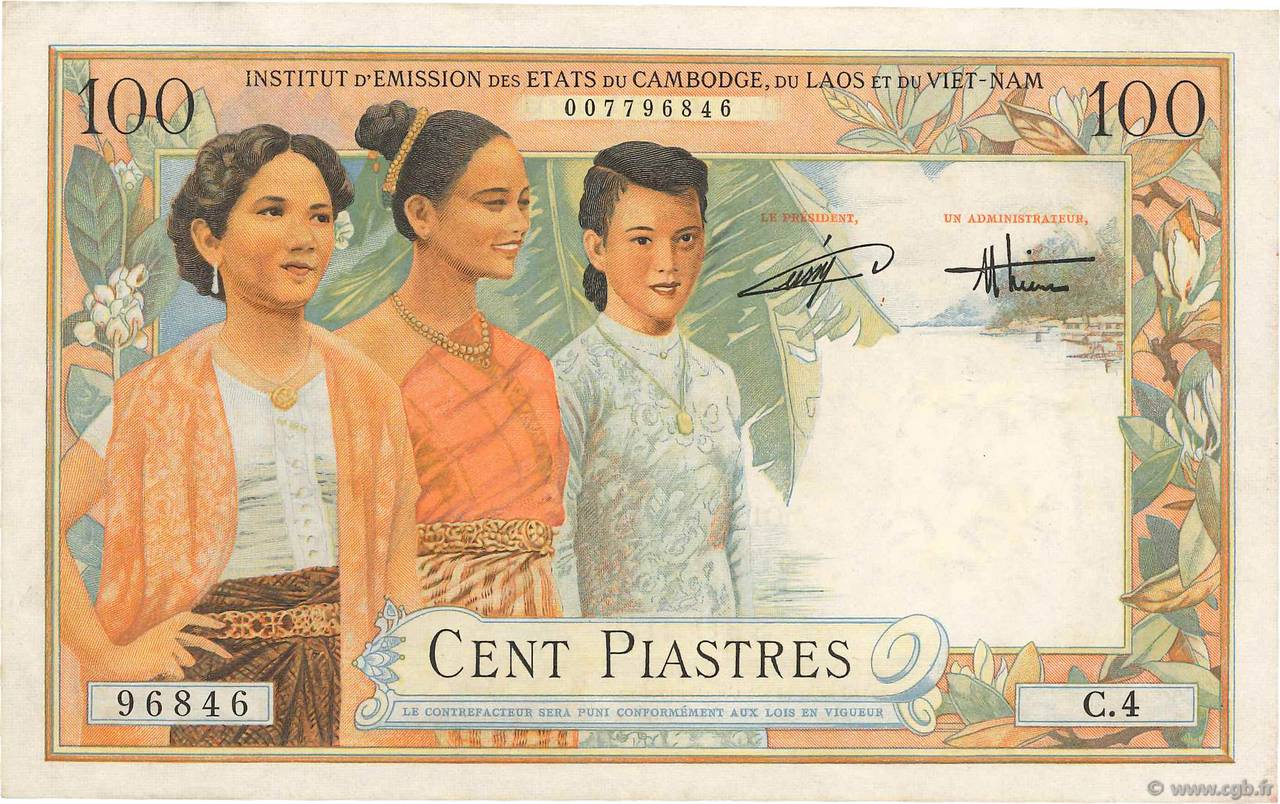 100 piastres Vietnam