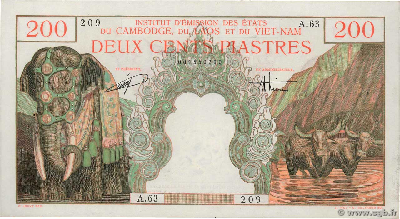 200 piastres Vietnam